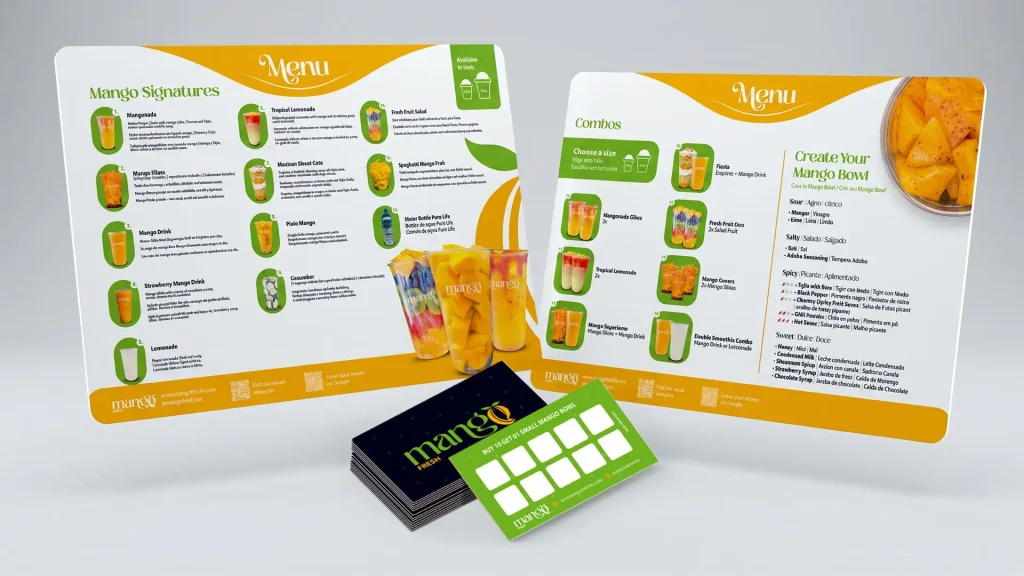 Branding para Franquias: Como Criamos a Identidade do Mango Fresh dos EUA ao Brasil