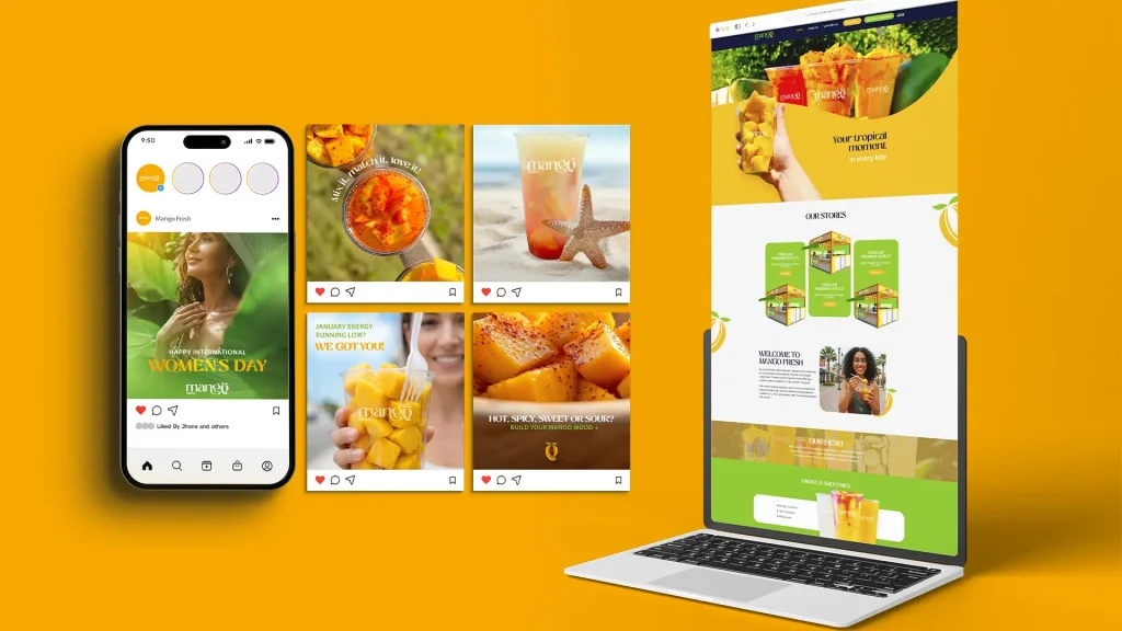 Branding para Franquias: Como Criamos a Identidade do Mango Fresh dos EUA ao Brasil