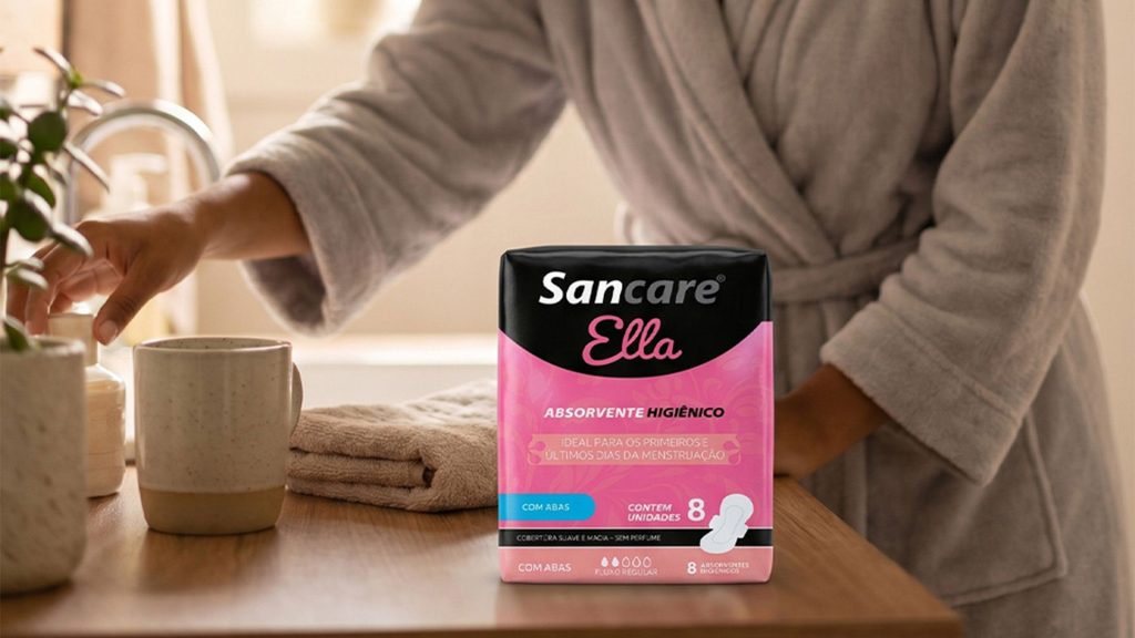 Como o design de embalagens para a Linha Sancare Ella conectou estética e performance de vendas