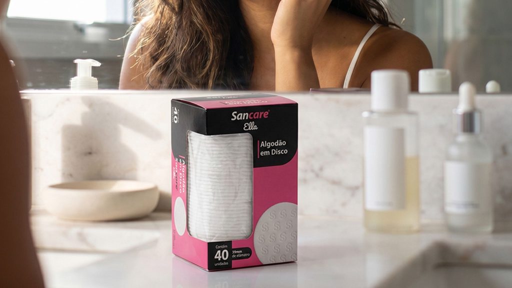 Como o design de embalagens para a Linha Sancare Ella conectou estética e performance de vendas