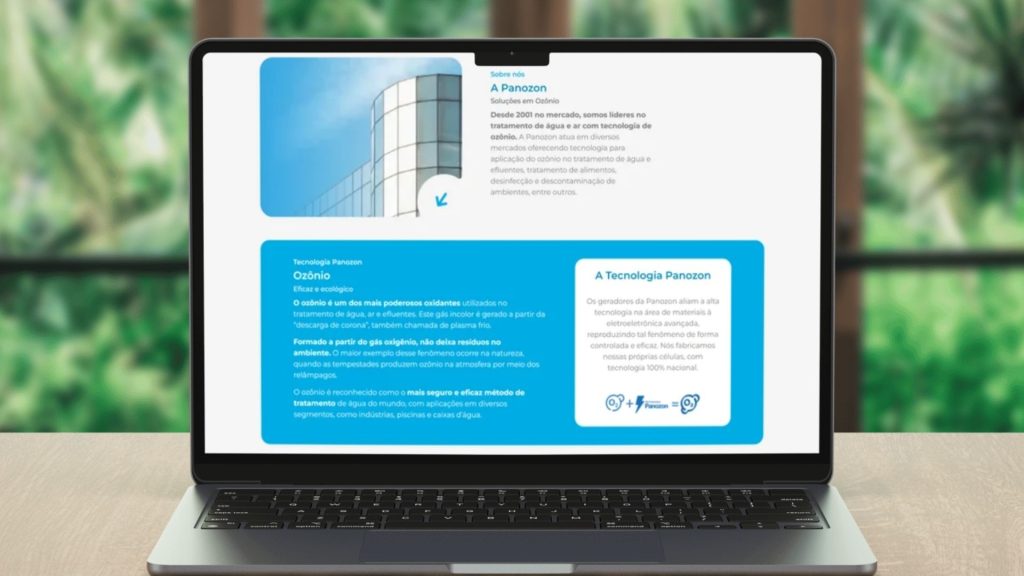 Como a Eagence aplicou estratégia e SEO na criação de site Institucional da Panozon