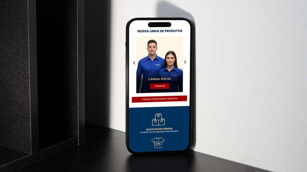 Criação de site institucional que vestiu a Stampare de autoridade digital
